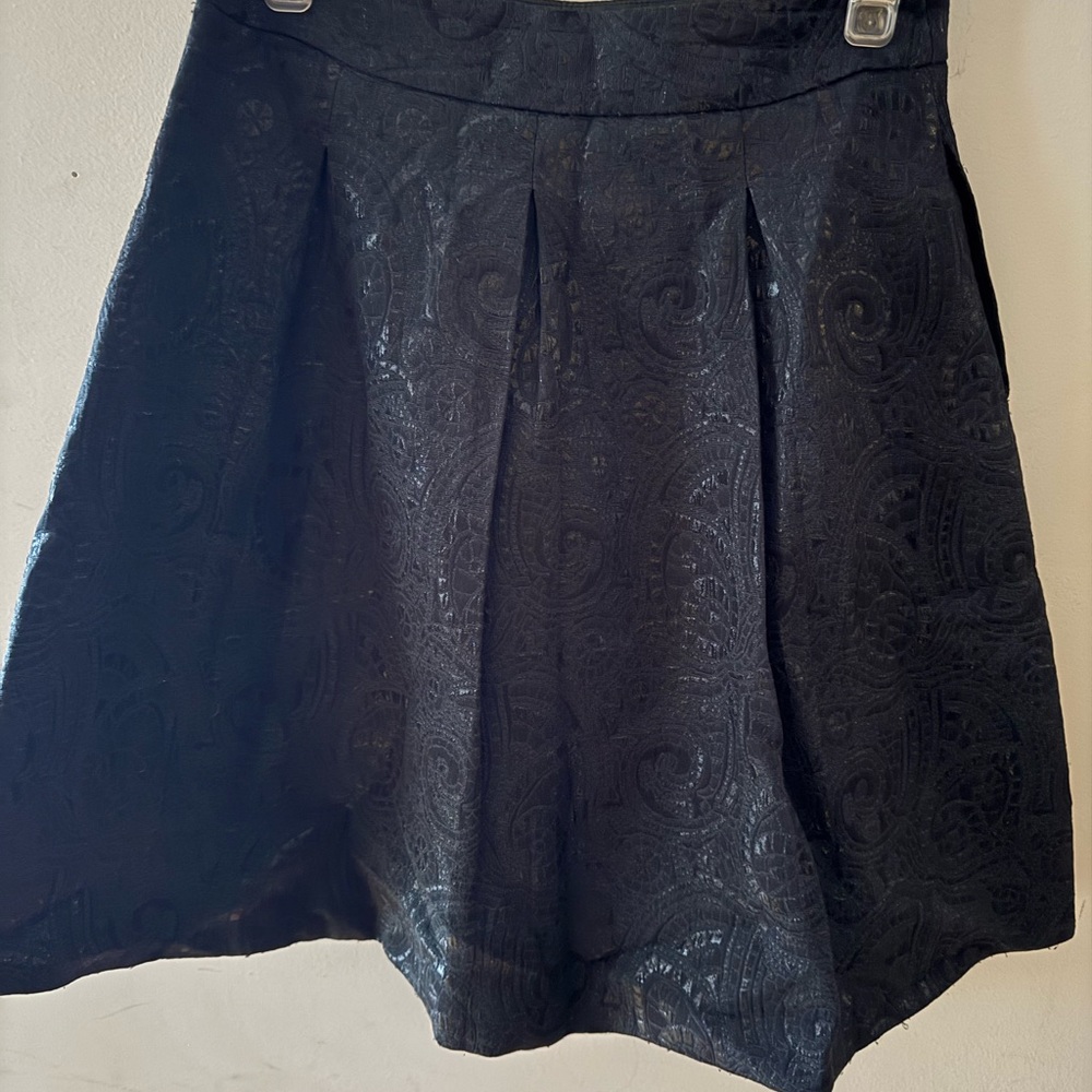 Elegant Black Banana Republic A-Line Skirt